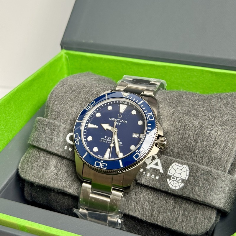 Certina DS Action Diver 40.5mm Blue Dial Men’s Watch C0484074404100