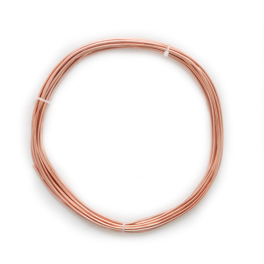 1LB Pure Copper Wire Dead Soft Round 8 10 12 14 16 18 20 21 22 24 26 28 30 Gauge