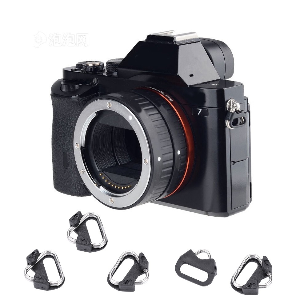 5pcs Replacement Alloy Split Triangle Rings Hook For Camera Shoulder Strap