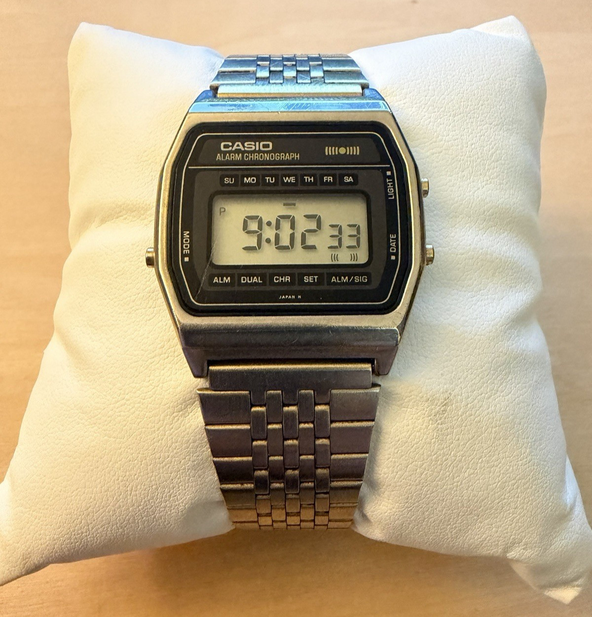 Vintage Casio A661G Module 237 Digital Watch Original Bracelet Runs
