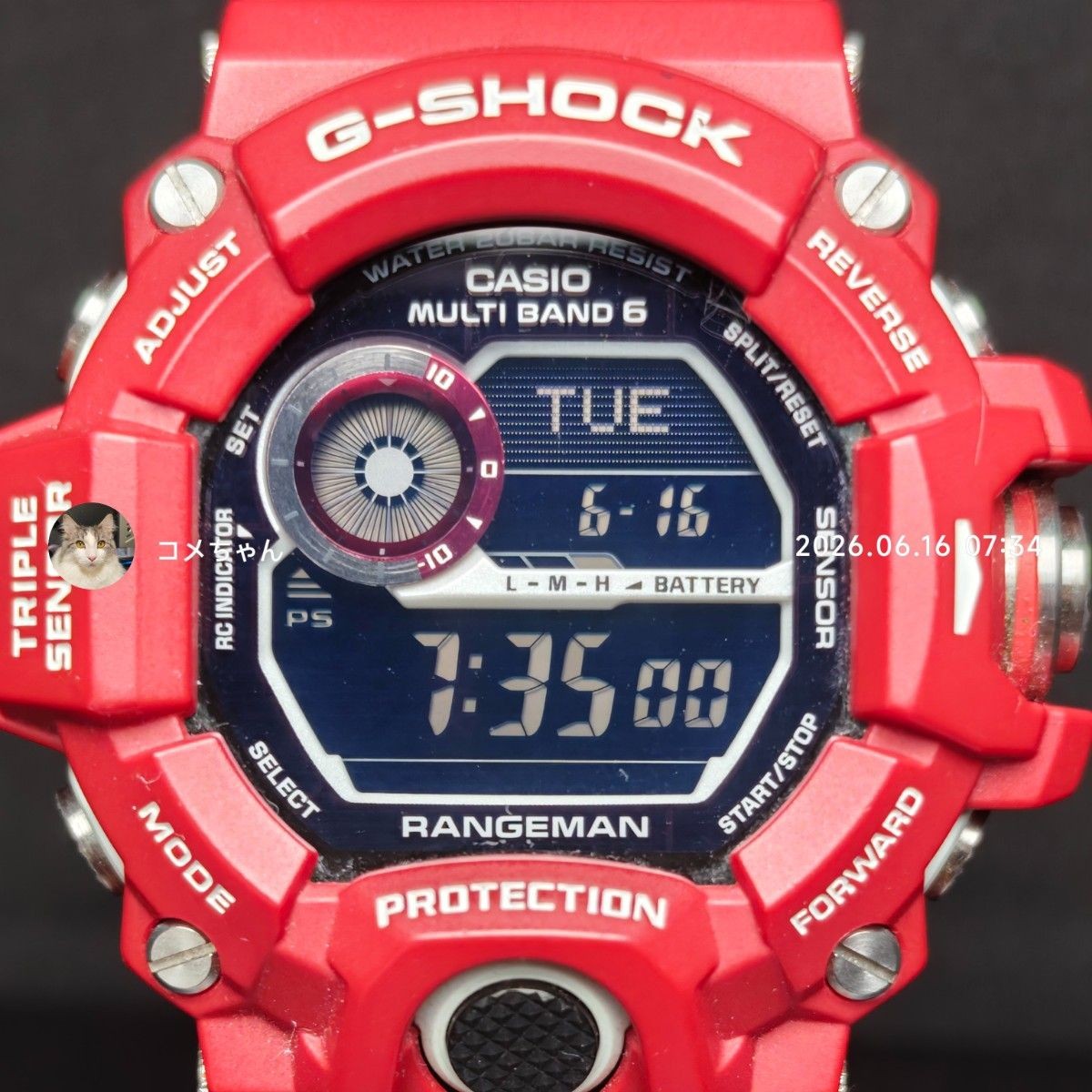 Rare and good condition Casio G-Shock GW 9400RDJ 4JF No.gs2418