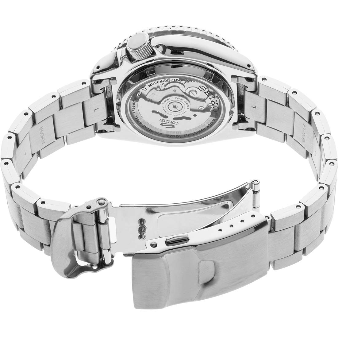 Seiko Men’s 5 sports Automatic Black Dial Watch – SRPD57K1 NEW