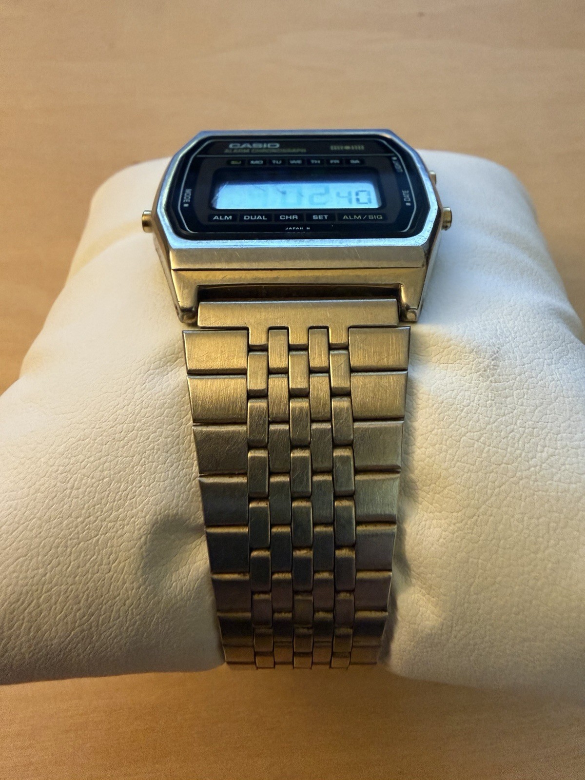 Vintage Casio A661G Module 237 Digital Watch Original Bracelet Runs