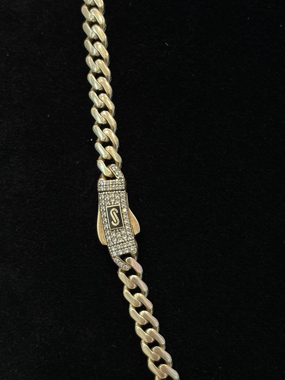 14k Yellow Gold Monaco Link Chain Necklace