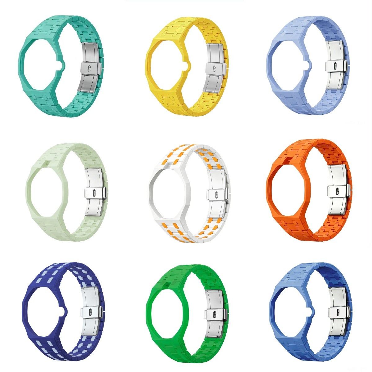 For Swatch X AP Royal Pop Bioceramic Case & Ceramic Band Replacement Mod Parts