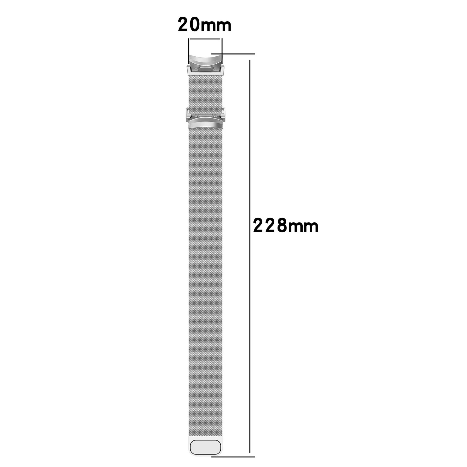 No Gap Magnetic Metal Loop Strap for Samsung Galaxy Watch 7 6 5 4 Watch Band