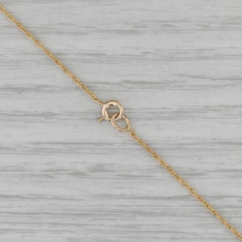 17.75″Rope Chain Necklace 0.9mm
