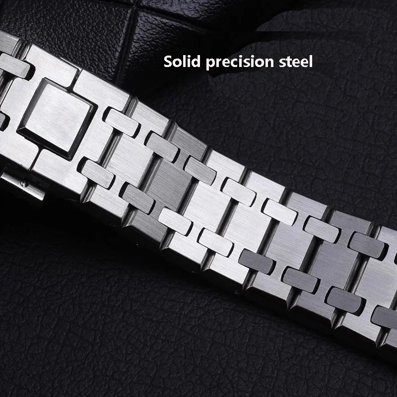 New 21-26mm Watch Band Strap for Ap Royal Oak 15400 | Stainless Steel Bracelet