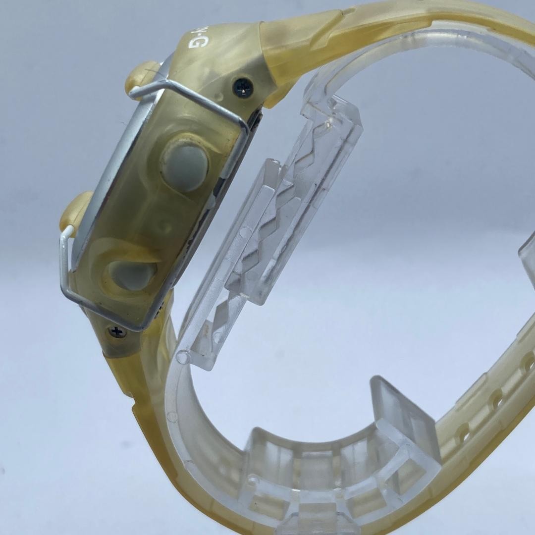 [Working Condition] CASIO Baby-G Digital Round Yellow