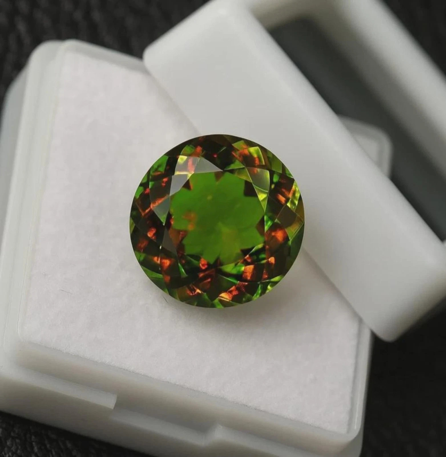 7 Ct Natural Russian Alexandrite Certified | Round Brilliant Cut Gemstone Ring