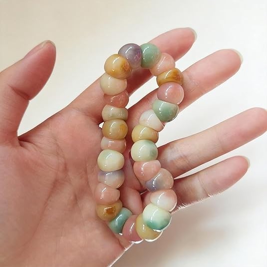 Fidget Bracelet Natural Bodhi Seeds Beaded Bracelets Zen Fidget Stretch Bracelet