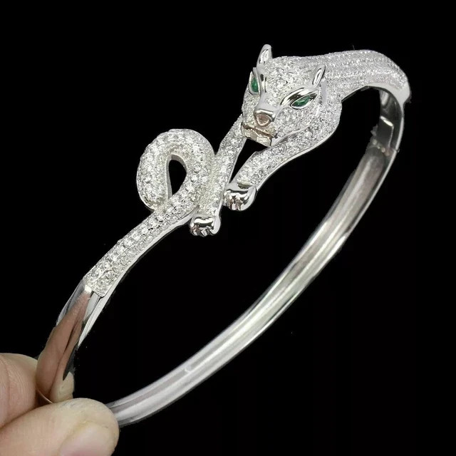 6.8Ct Marquise Cut Lab Created Diamond 14K White Gold Finish 925 Silver Bracelet