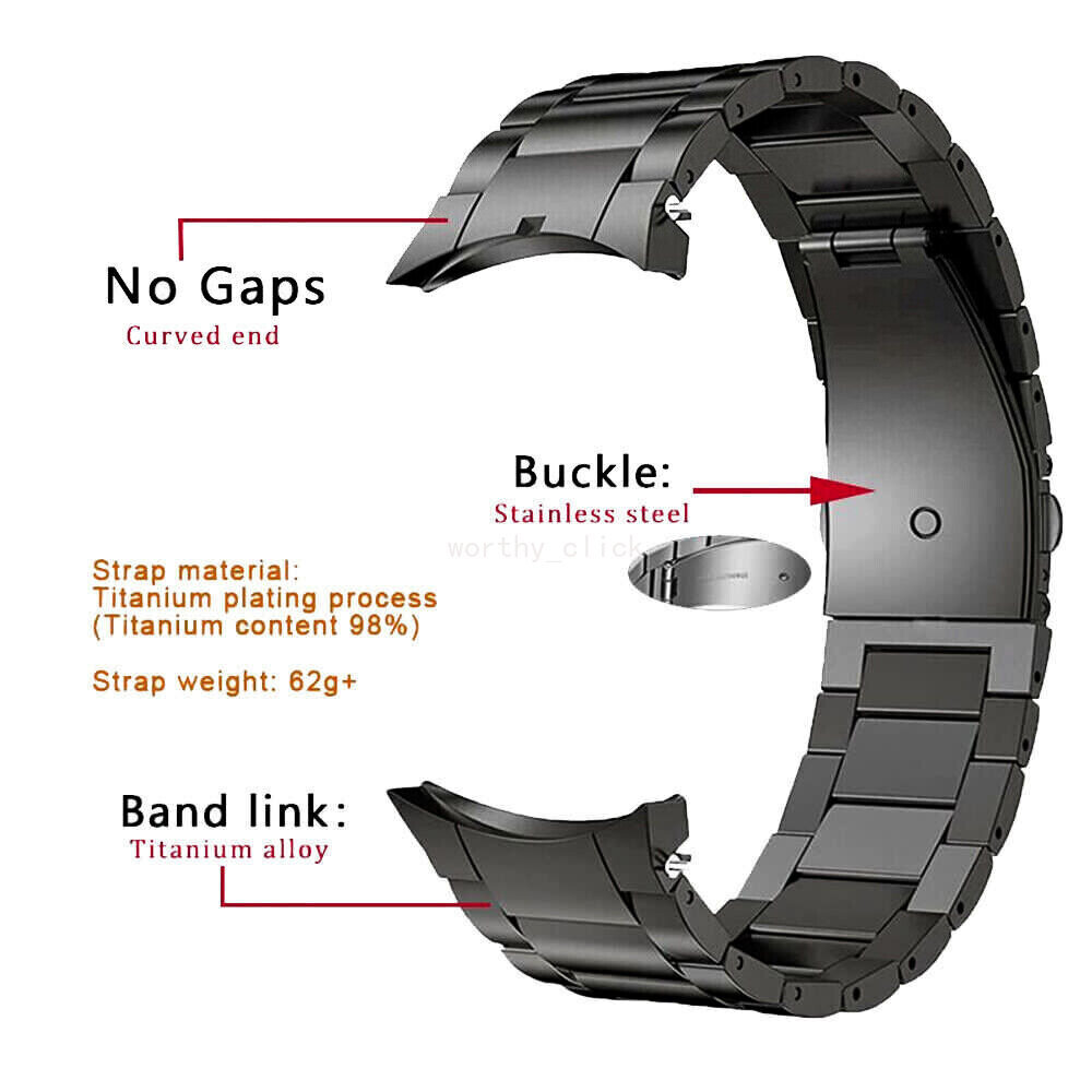 Titanium Watch Band Strap For Samsung Galaxy Watch 6 7 40/44mm Classic 43mm 47mm
