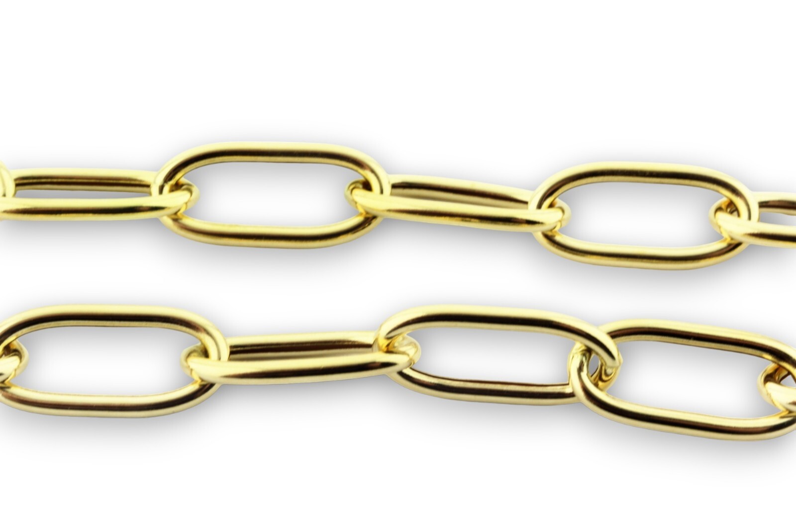 Bracciale a catena in oro 18kt. 750/1000 modello forzata cm.19 peso gr.2,40
