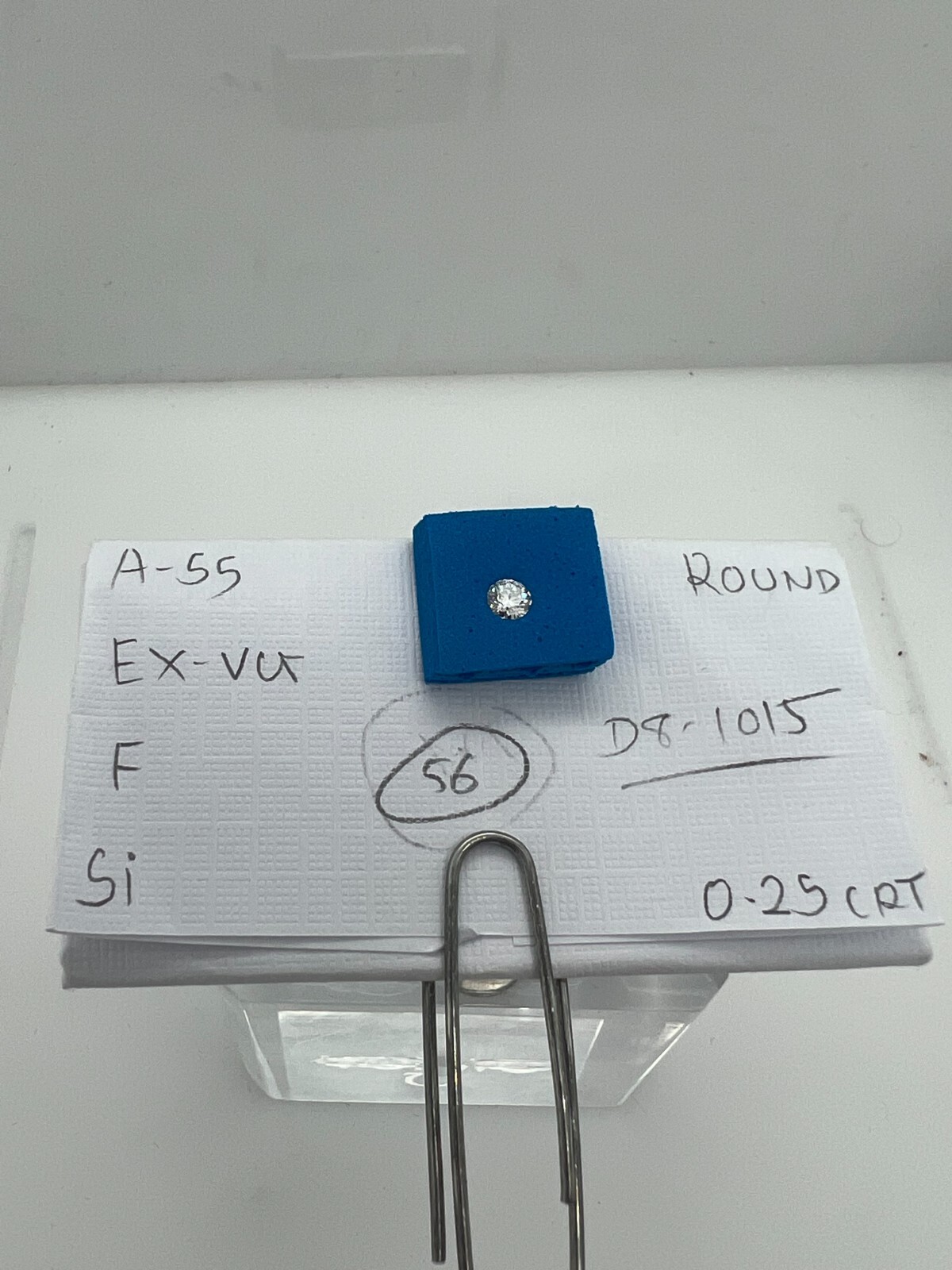 Lab grown 0.25 Ct Si Clarity F- Color Loose Diamond Round