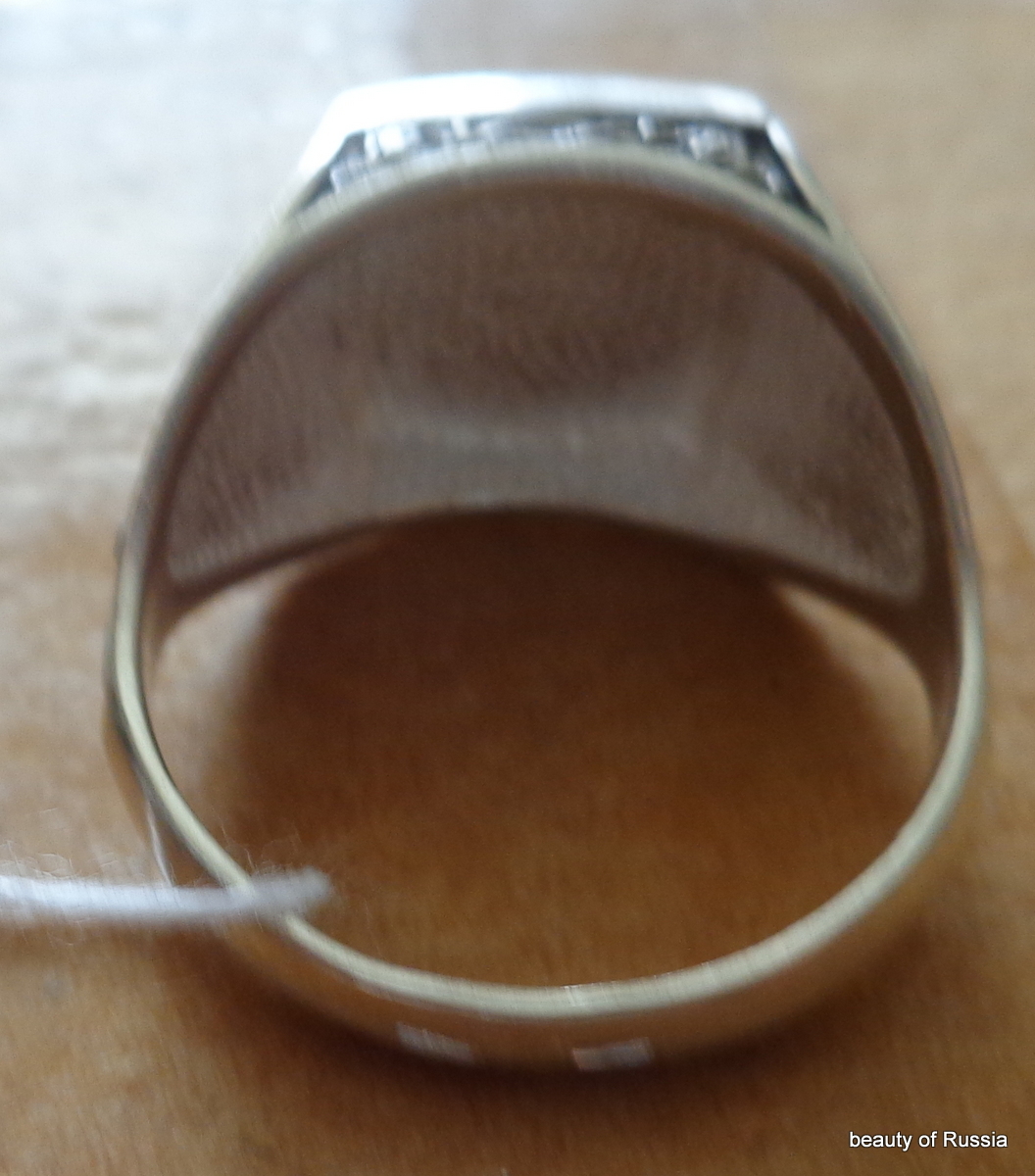 ring silver 925 st George consecrated to the relics of st George size 12.0