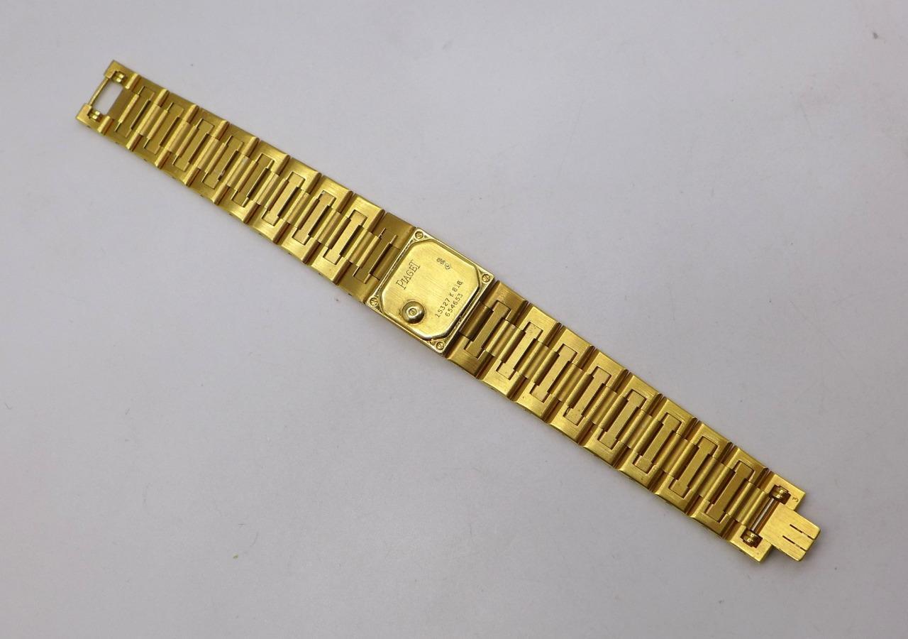 Piaget Dancer 15327K818 Diamond 750 18KT Yellow Gold Ladies Quartz Wristwatch