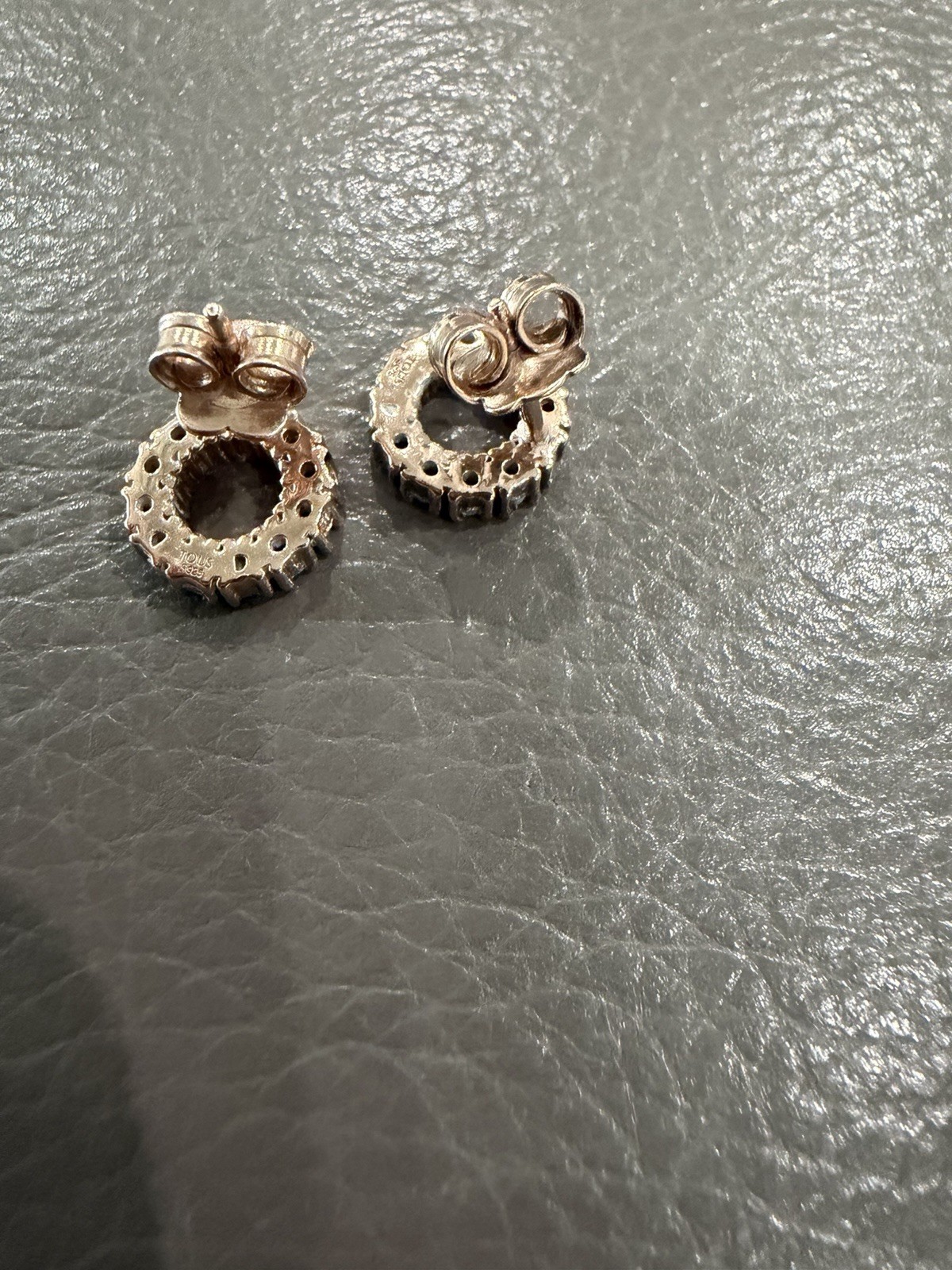 🧡💛💫TOUS Authentic Earrings Sterling Silver 750 Vermeil Gold