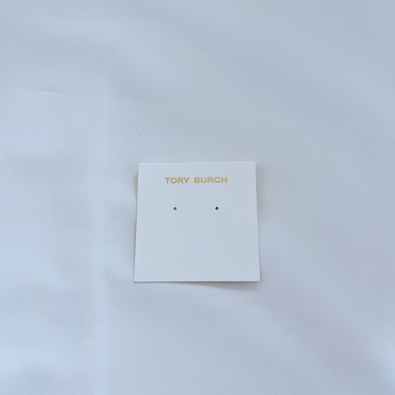 TORY BURCH Gold & White Pearl Drop Earrings | Classic Elegant
