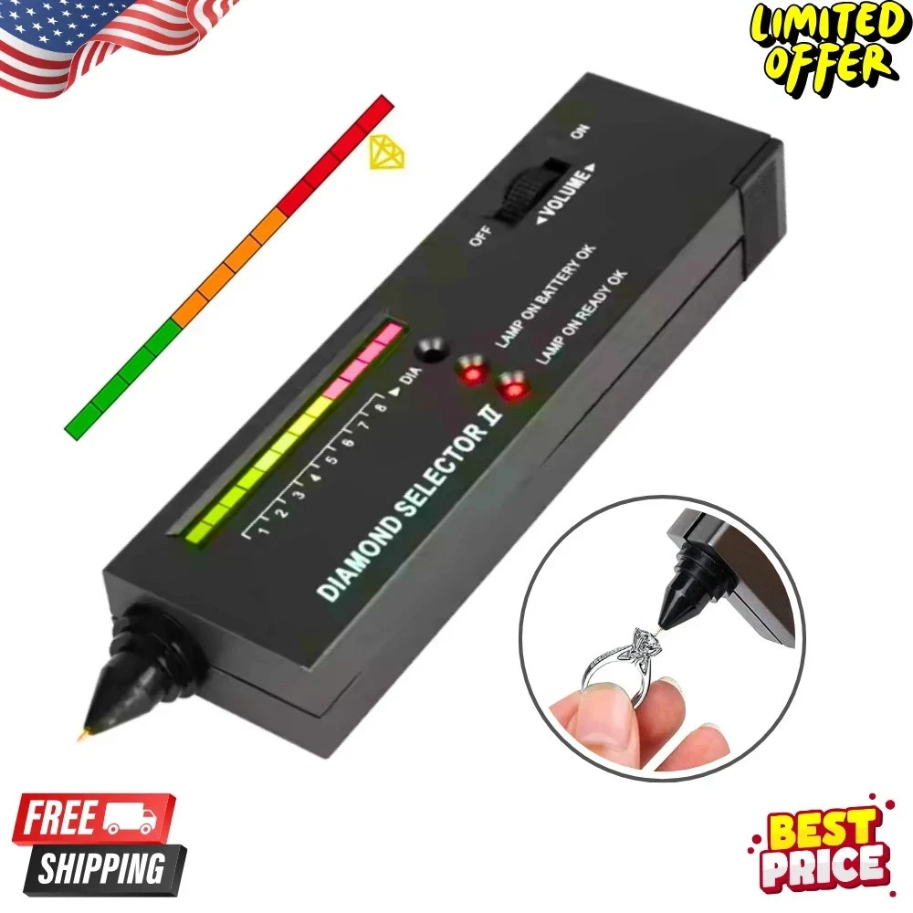 Gold Silver Diamond Tester Selector Gemstone Testing Kit Digital Electronic Tool