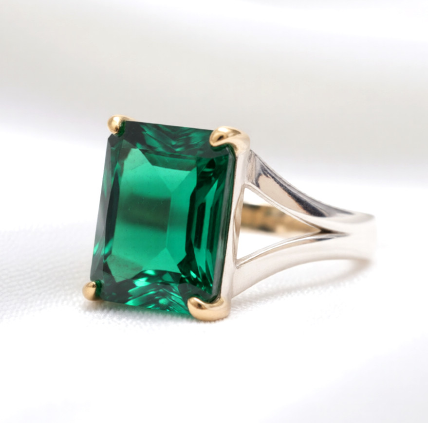 Green Tourmaline Gemstone Handmade 925 Sterling Silver Jewelry Ring All Size