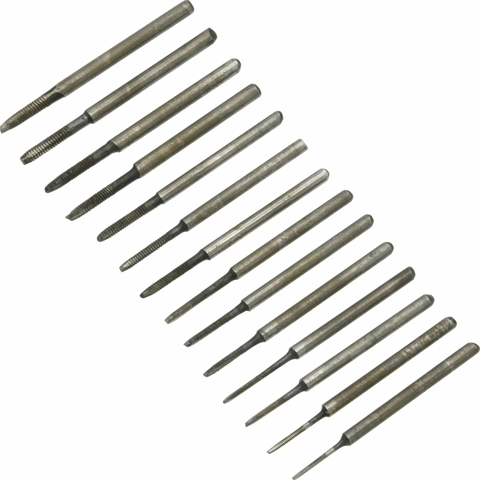 14PC Micro Tap & Die Set Screw Plate Steel Jewelry Design Repair Tool Set