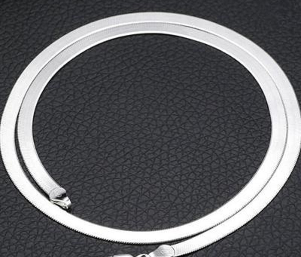 18K Gold Filled Herringbone Chain Necklace 16/18/20/22″/24″ 2/3/4mm/5mm Wide A14
