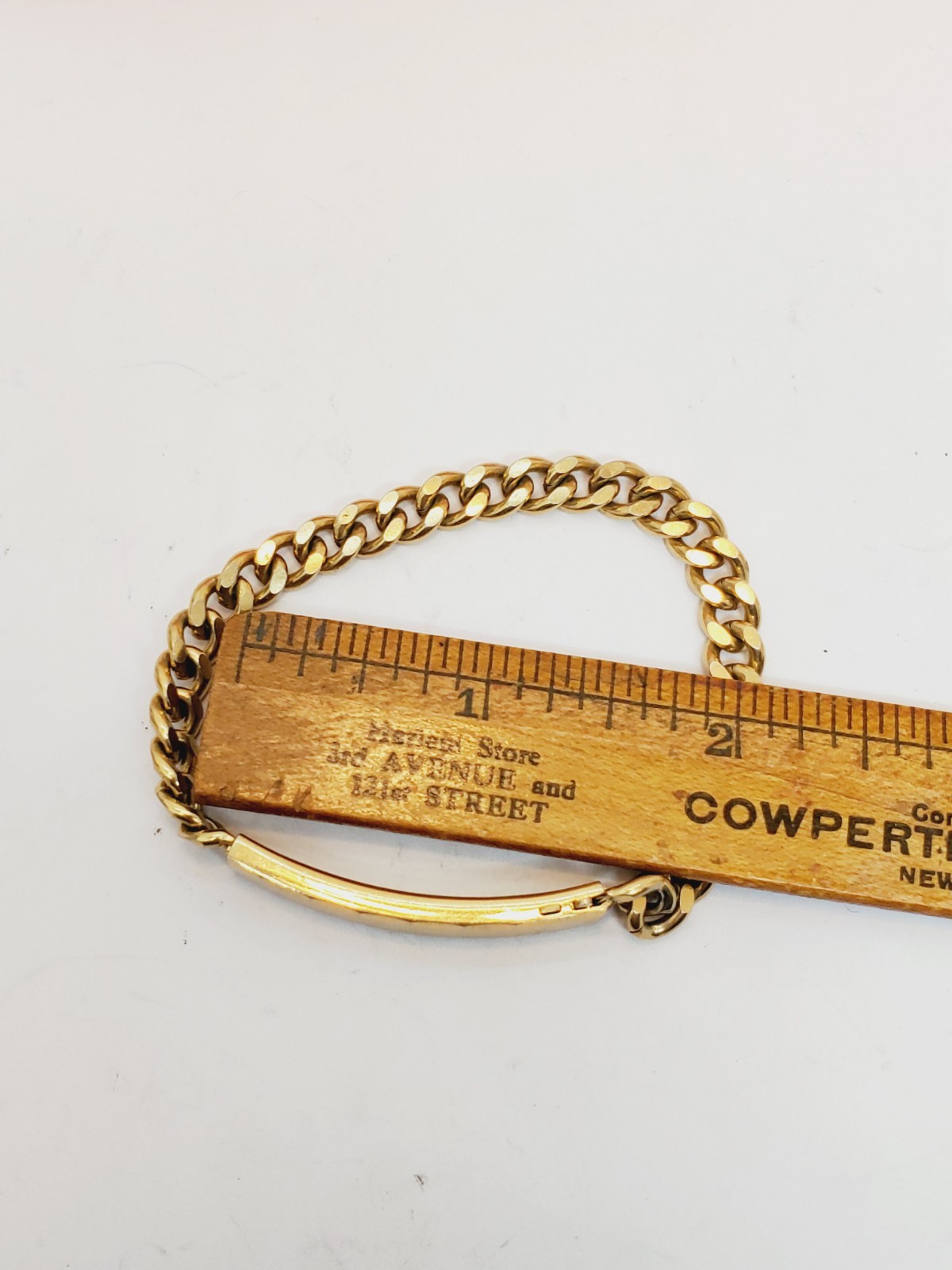 Vintage Spiedel ID Engravable Identity Bracelet Heavy Men’s Chain (76)