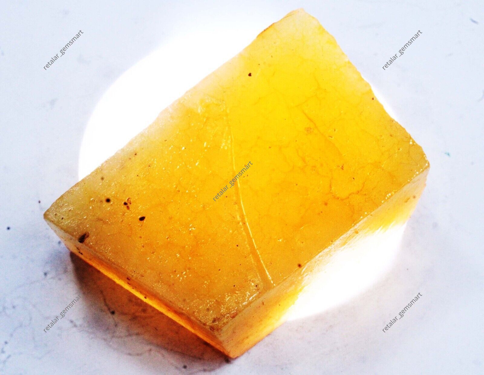 LOOSE GEMSTONE Huge Size Yellow Sapphire Rough 1080 Ct Natural Uncut CERTIFIED