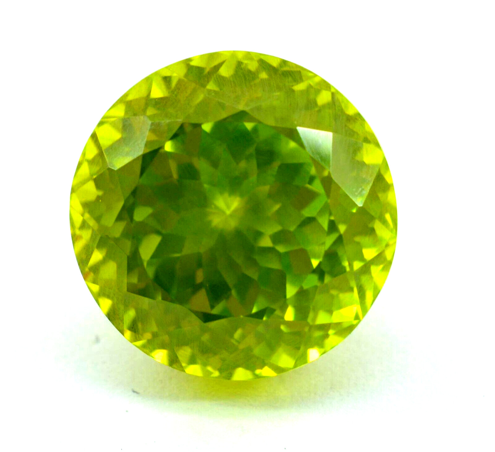 105 Ct+ Natural Precious Cambodian Green Colour Zircon Round Cut Loose Gemstone