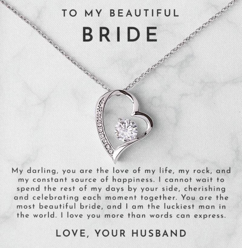 Bride Gift From Groom, Wedding Day Gift, Groom to Bride, Jewelry Gift from Groom