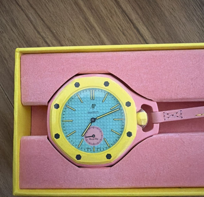 Swatch Audemars Piguet Bioceramic Royal Pop Pocket Watch 8 Color NO Tariffs InUS