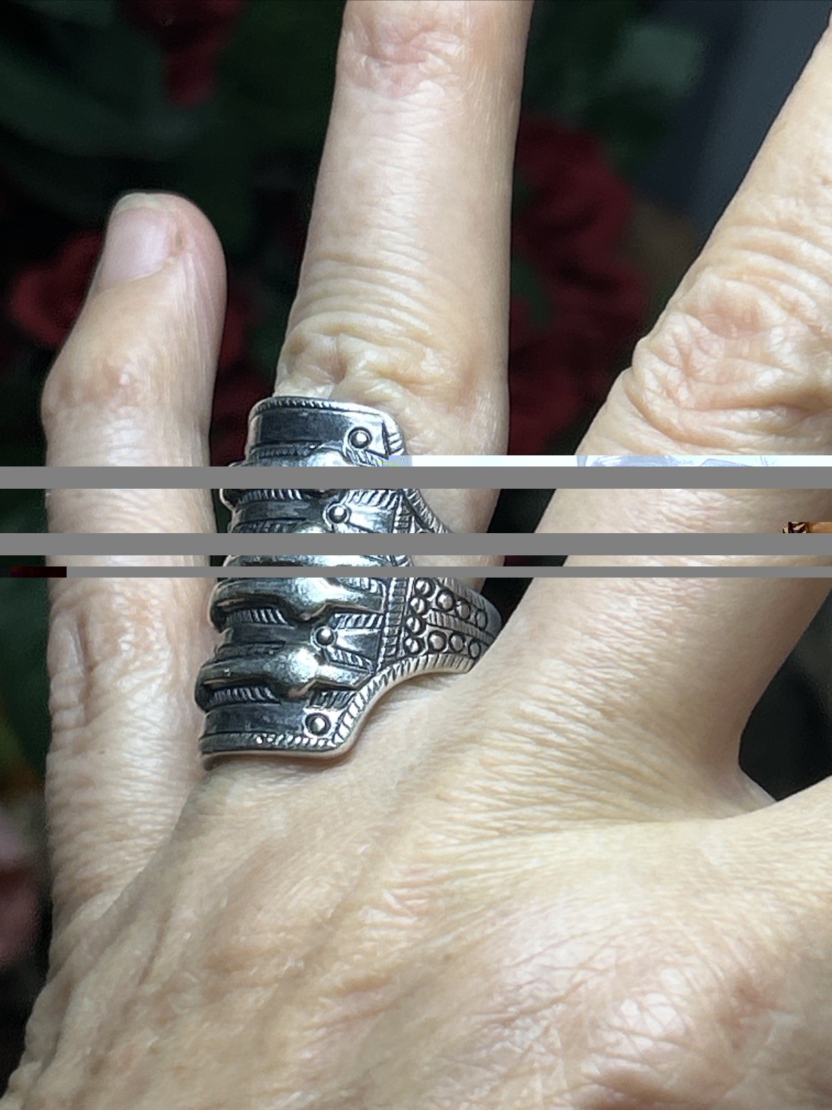 56. David Andersen 925 Viking Replica Copy Orig.Year 300 Saga Ring Adj, 14.9g