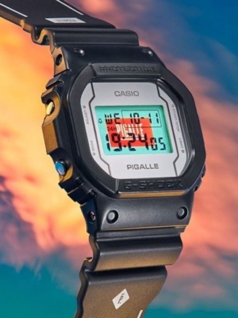 Casio G-Shock x Pigalle Digital Wristwatch Black Japan