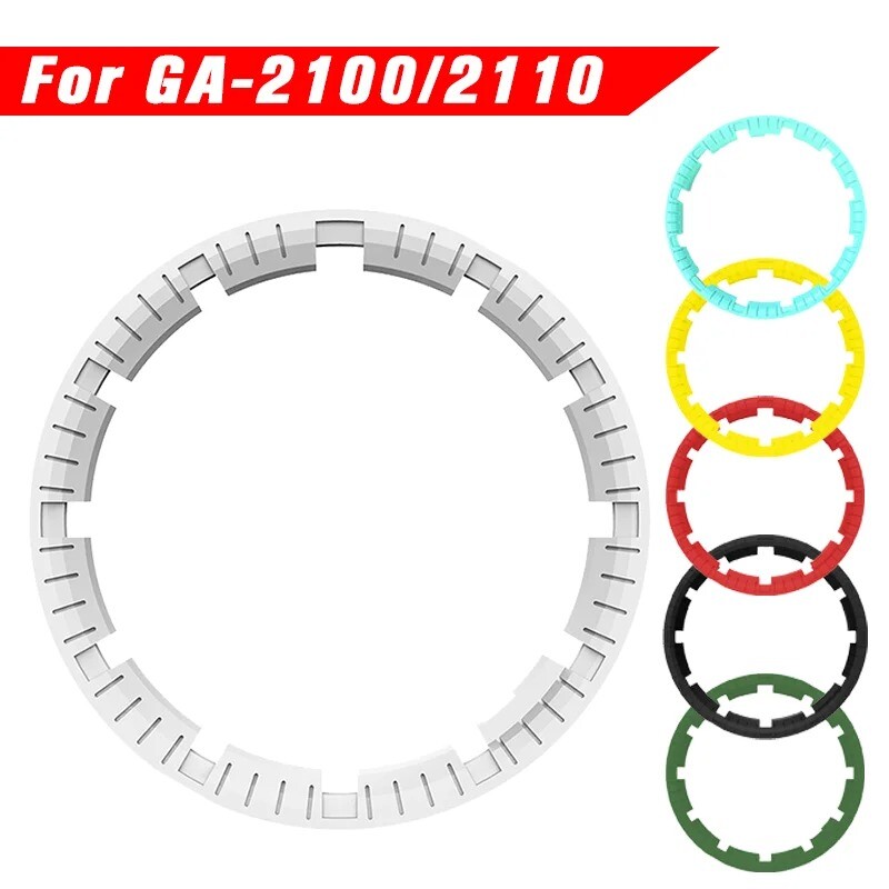 DIY Modification Accessories Glossy Watch Dial Scale Ring For Casio GA2100/2110