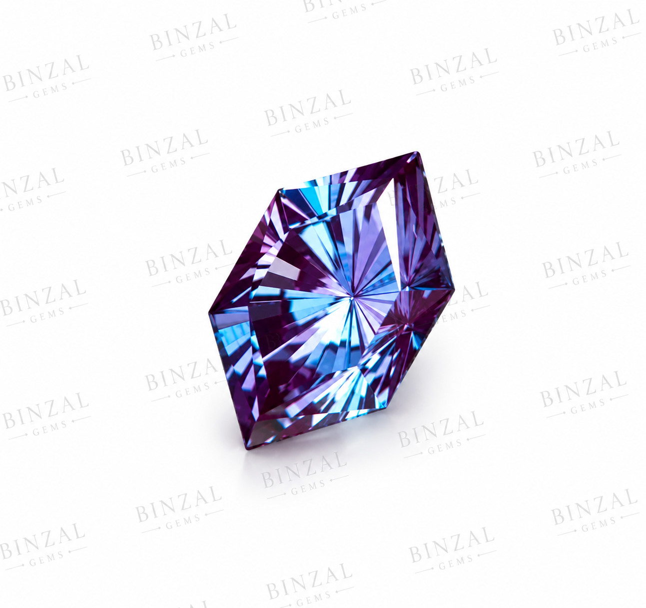 Certified 15 Ct+ Natural Alexandrite Color Change Fancy Cut Loose Gemstone