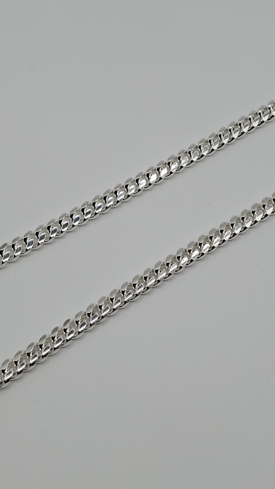 Solid 925 Sterling Silver Miami Cuban Chain 6.2mm 22-24″ Box Lock Men Italy, NEW