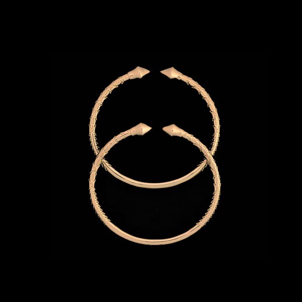 The Great Pyramid Manhattan West Indian Bangles | 18K Gold