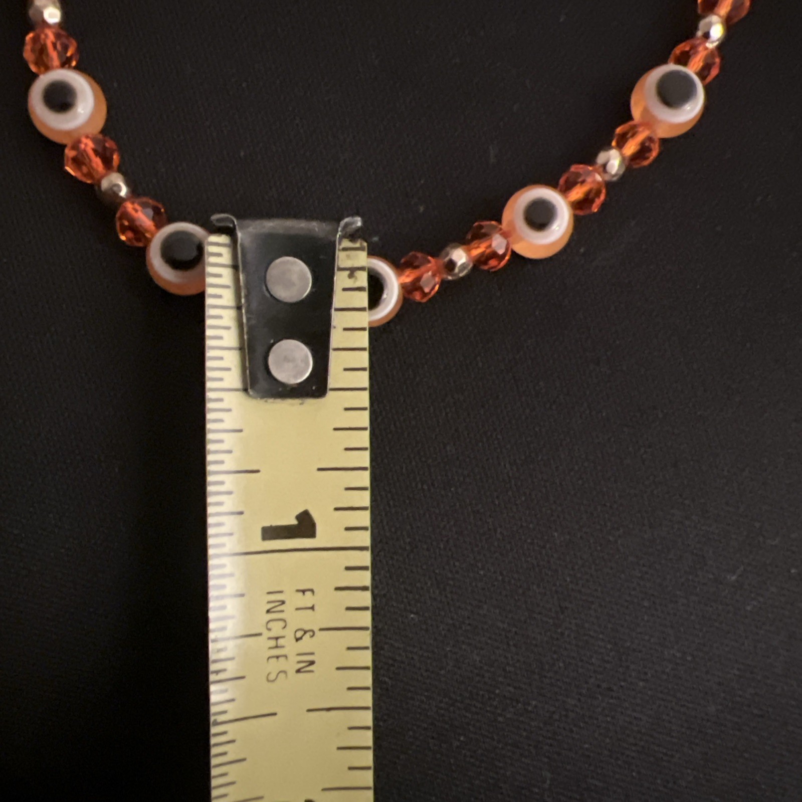 NEW Adjustable Orange evil eye bracelet Good Luck Protection
