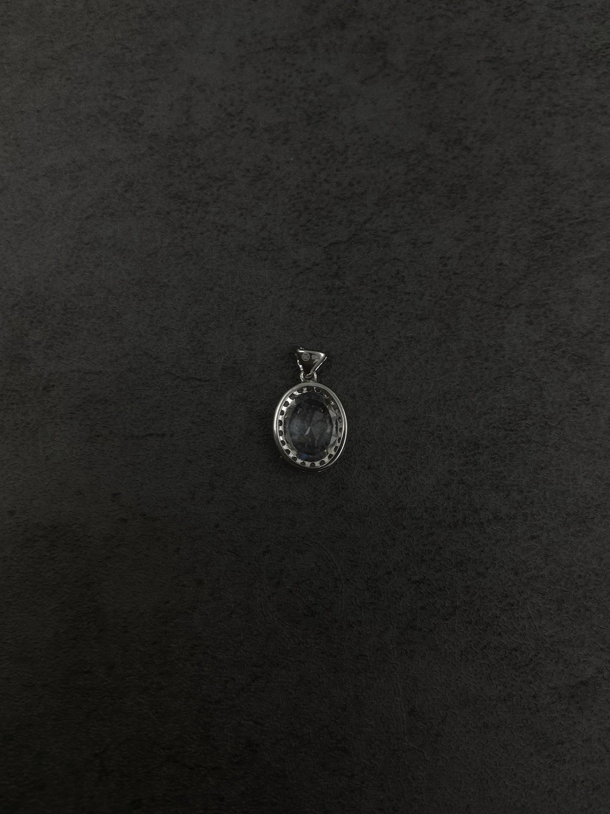 925 Silver Oval Pendant New Without Packaging