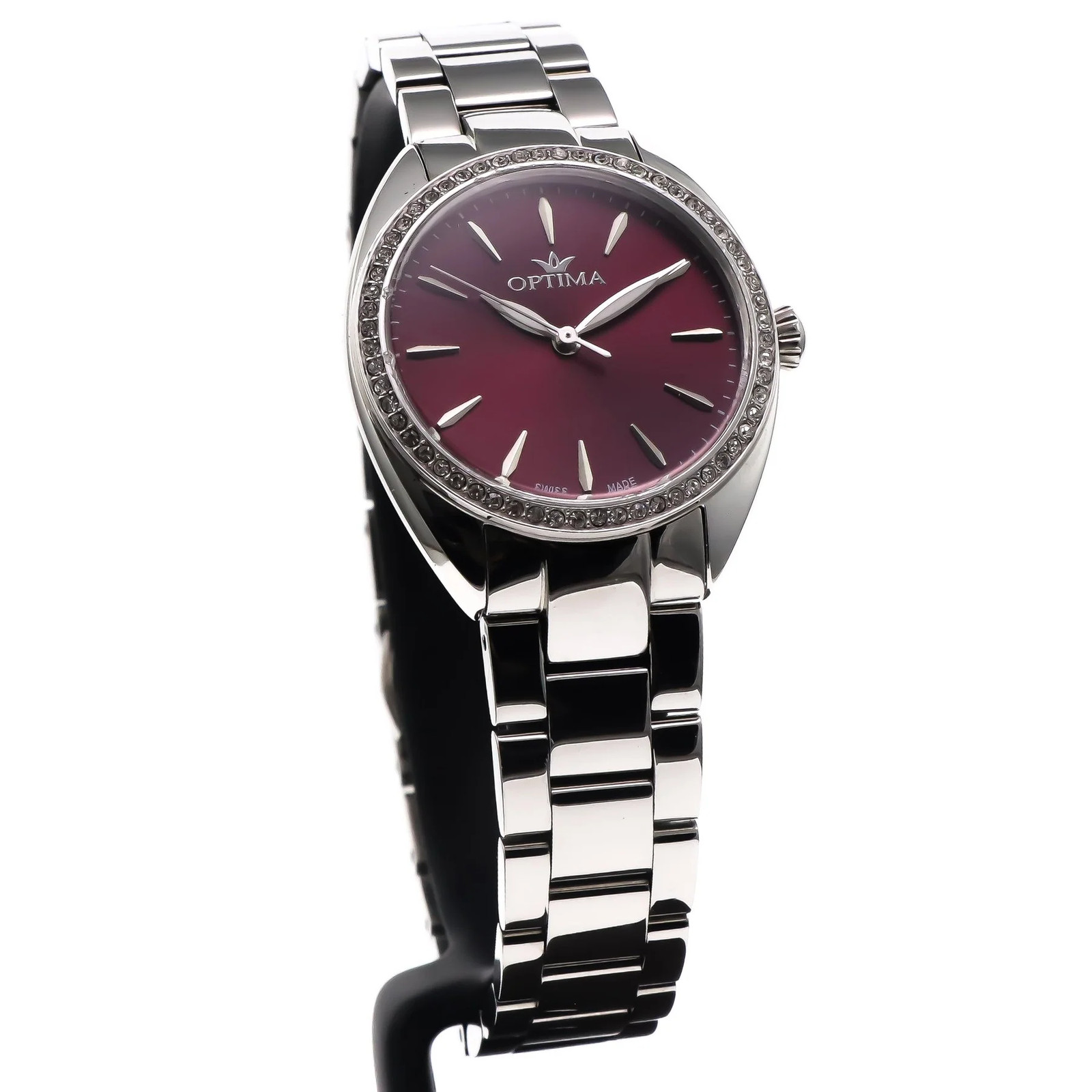 Optima – Swiss Made Watch – OSL446-SS-S-5 Quartz 32mm OSL446-SS 50 m (5 ATM /