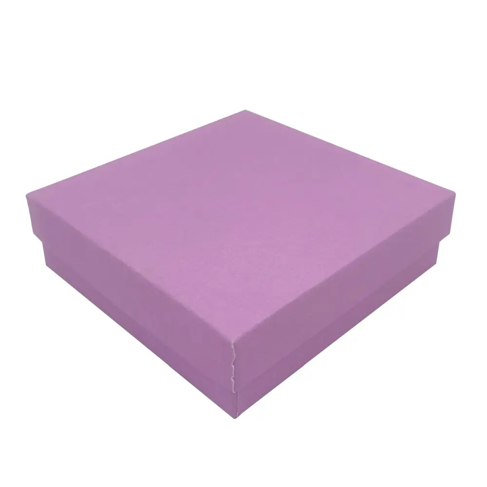Premium Lilac Cotton Filled Jewelry Gift Packaging Boxes #33