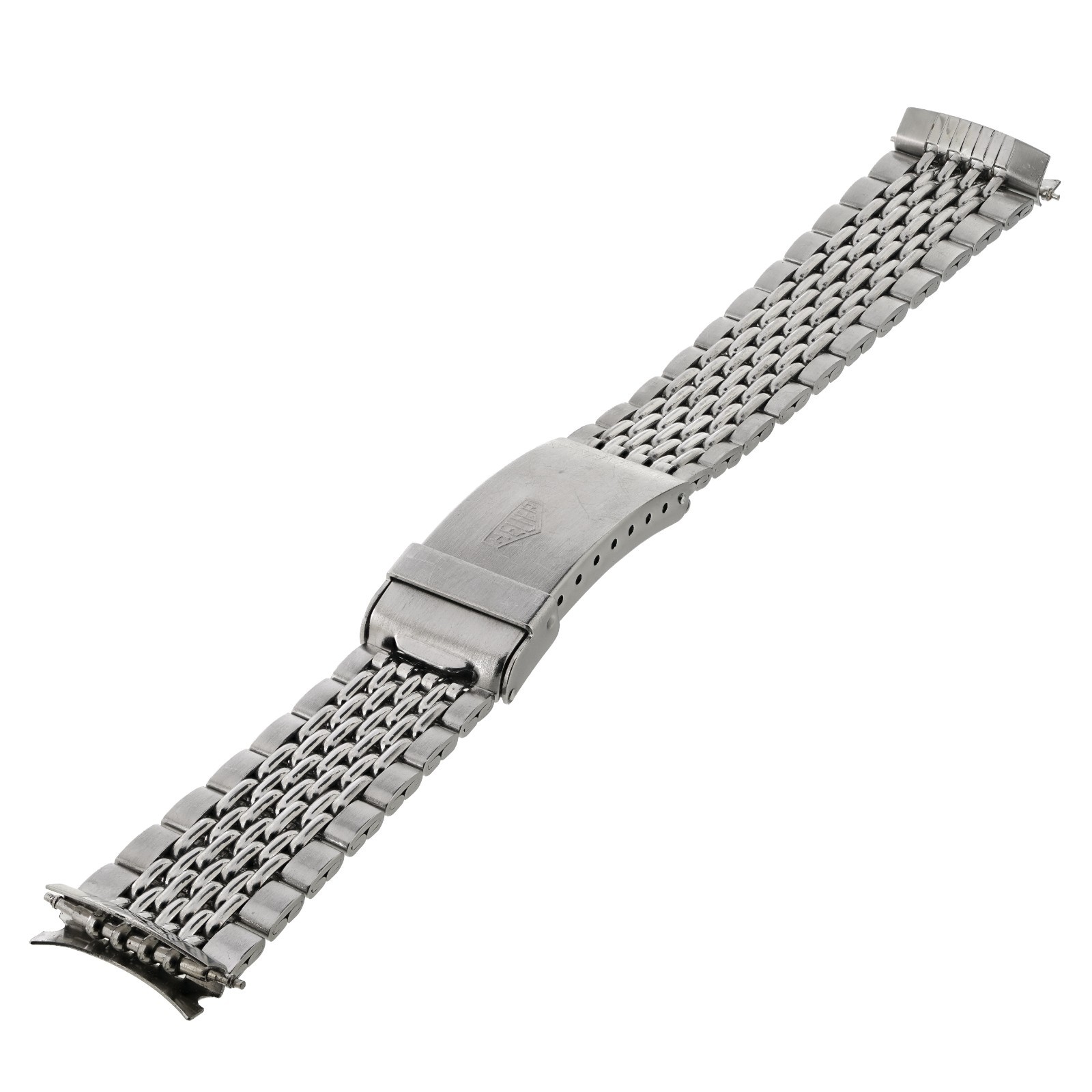 HEUER Gay Freres Single Grain BoR Bracelet, 20mm HLF endlinks for Autavia 1163