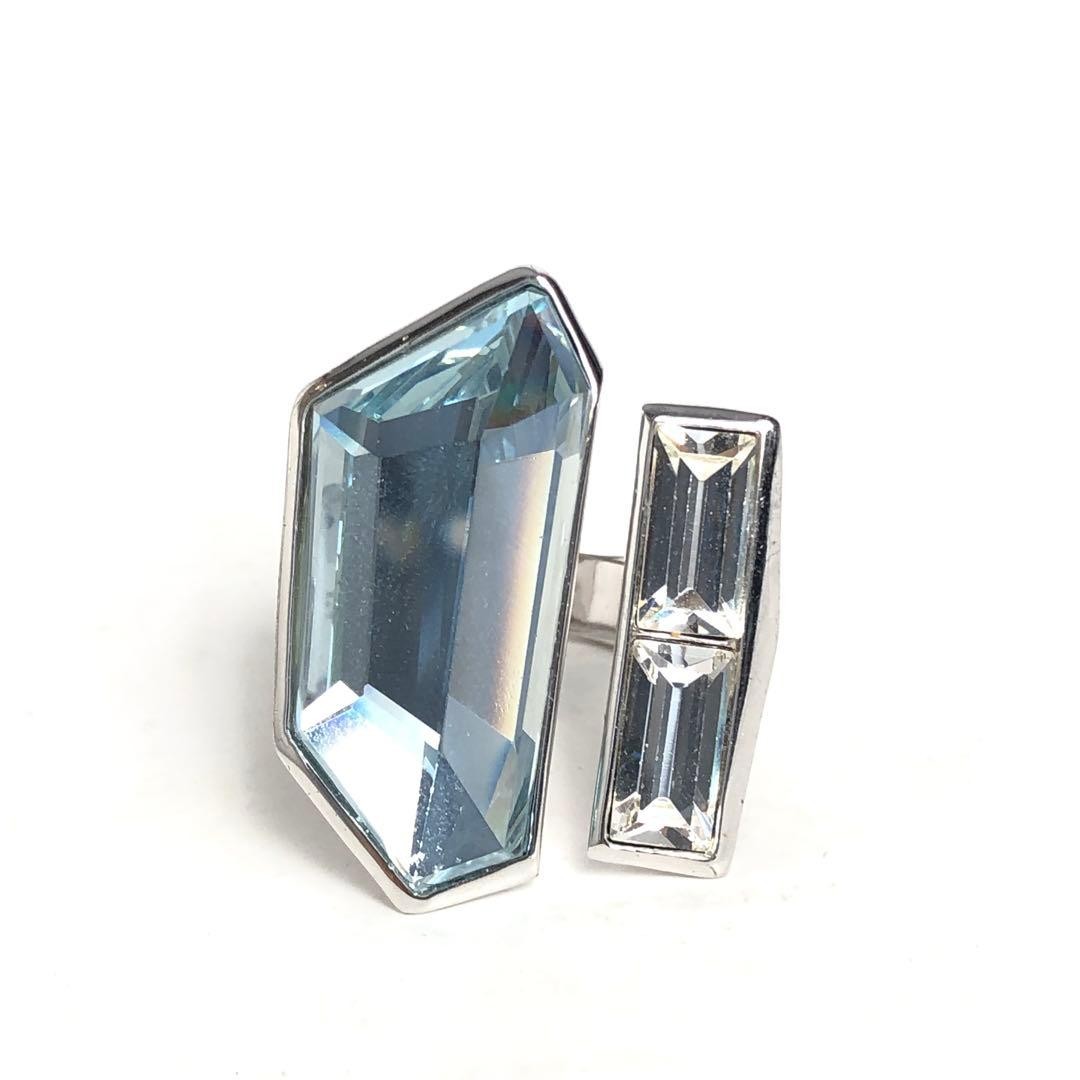 Swarovski Rio Ring Blue Crystal Silver Not specified