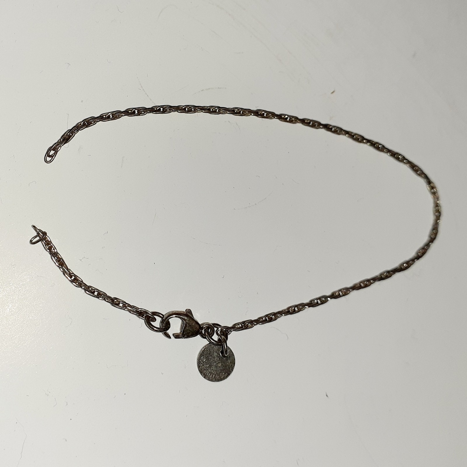 Tiffany & Co. Sterling Silver Endless Infinity Bracelet 925 – Broken