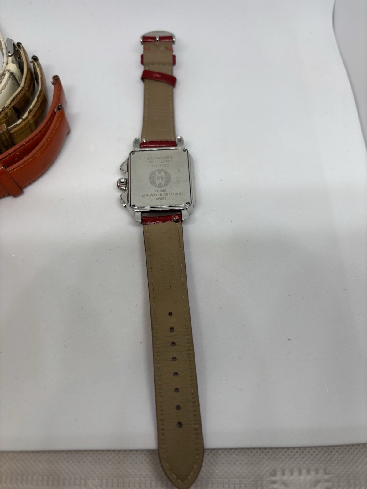 Michele Deco Diamond Chronograph 71-6000 Watch, ETA 251 471 Movement, Runs, READ