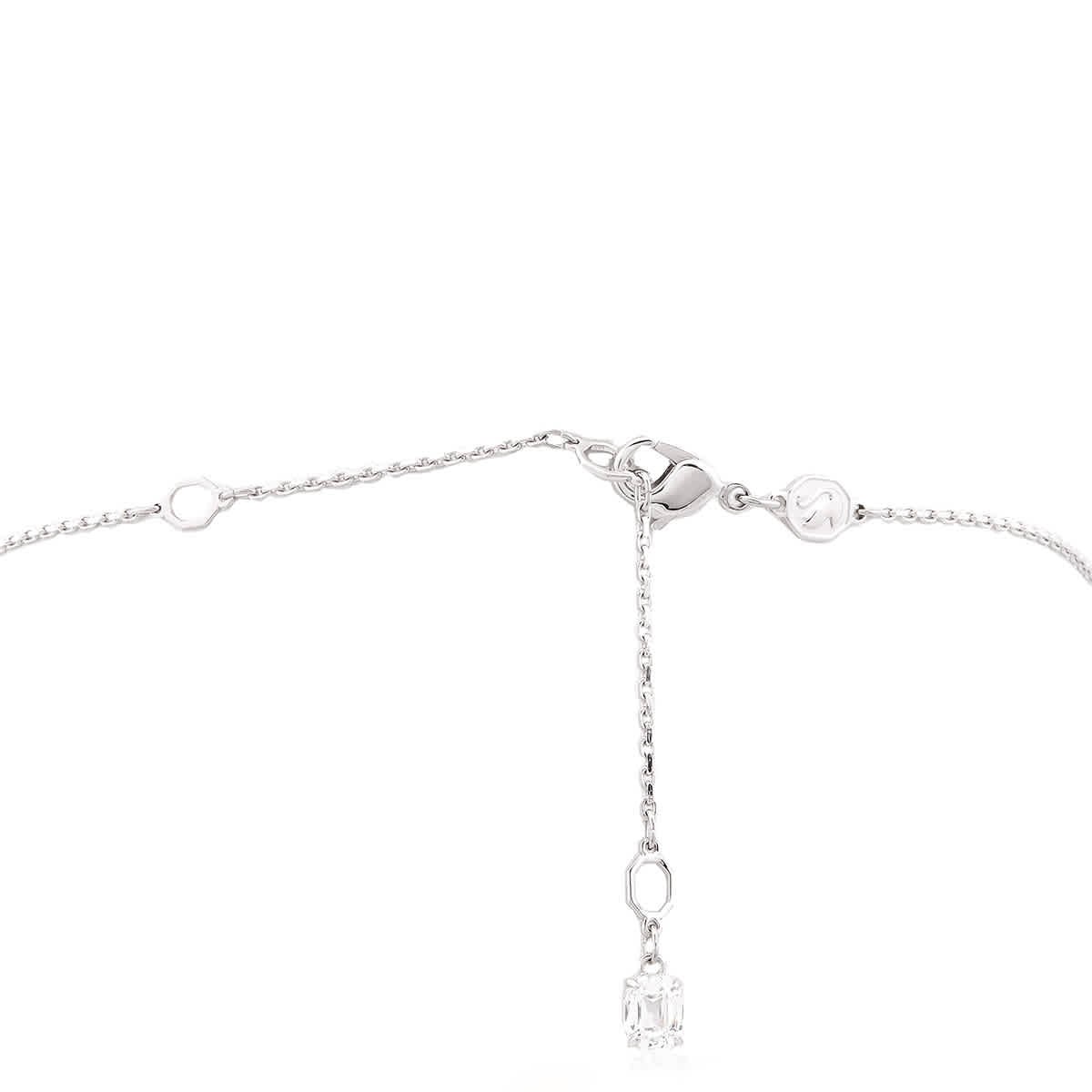 Swarovski Dextera Pendant Interlinked Rhodium Shiny Crystal