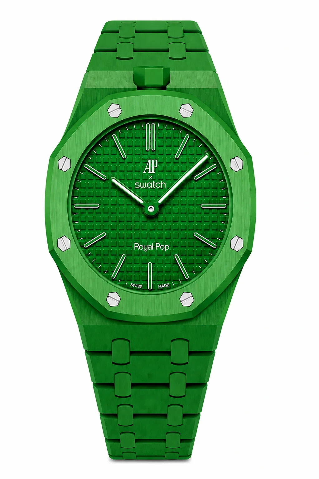 Ceramic Strap Wrist Band Bracelet Mod Kit For Swatch X AP Royal Pop
