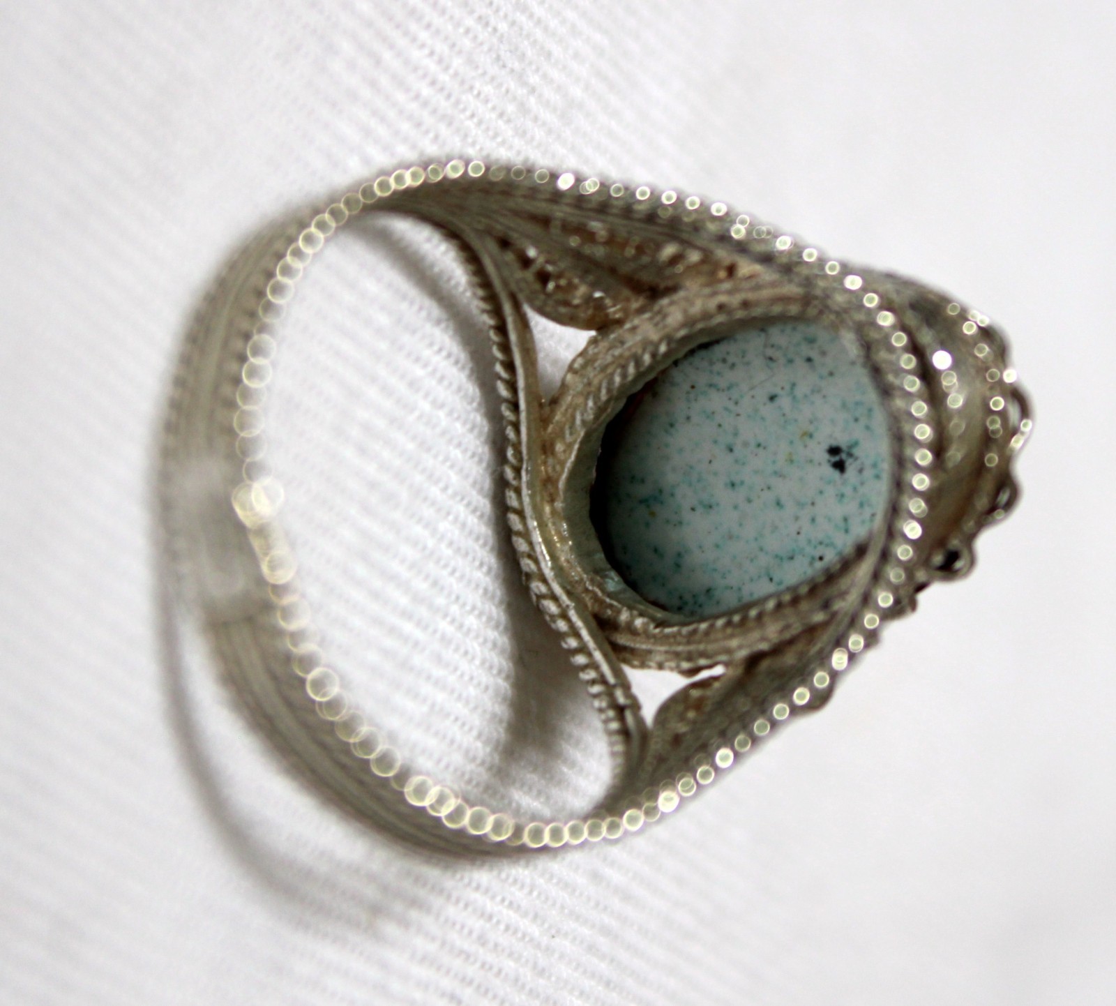 Vintage Russian Hand Painted Enamel Rings 4 Variation Finift Technique #77,83,95