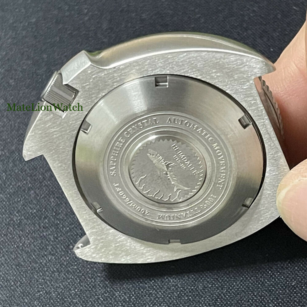 Titanium 200m Diver Watch Case Fit NH35 NH36 Sapphire Crystal AR Coating 20ATM